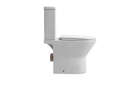 Унитаз напольный ободковый с бачком AQUATEK ЛЕОН AQ2785-00 595*370*815 мм,  с микролифтом