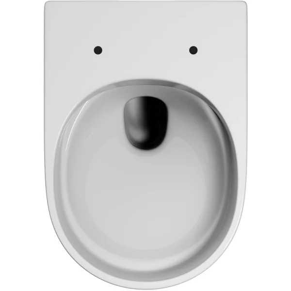 Унитаз подвесной Abber Ultra AC1302 безободковый, с сиденьем микролифт, белый