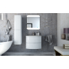 Тумба с раковиной Cezares Vague 44220 69 bianco lucido