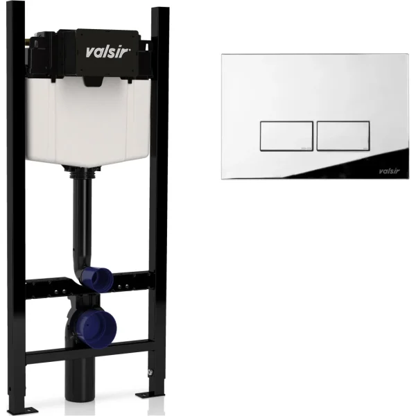 Кнопка смыва Valsir P3 VS0869235 для инсталляции, хром