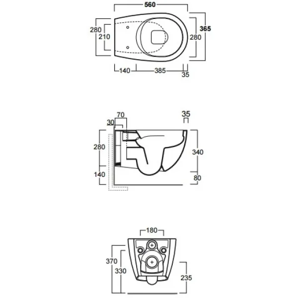 Унитаз подвесной Simas Vignoni VI18 tela matt безободковый, светло-серый матовый