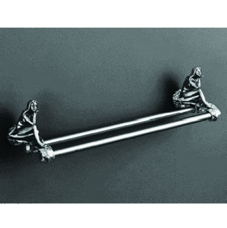 Полотенцедержатель Art&Max Juno AM-0718-T двойной серебро