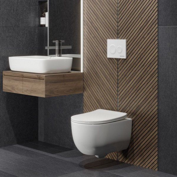 Кнопка смыва Berges Wasserhaus Novum O4 040064 белый матовый