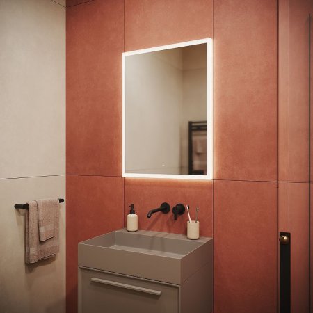 Зеркало Sancos Palace PA600 60х80 с подсветкой