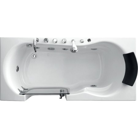 Акриловая ванна Gemy G9246 B L с гидромассажем