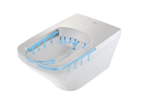 Унитаз подвесной Duravit DuraStyle 25420900001-WG Rimlees