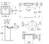 Раковина Roca Dama 32778S000 52х44 см