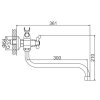 Смеситель Ledeme L2217 хром