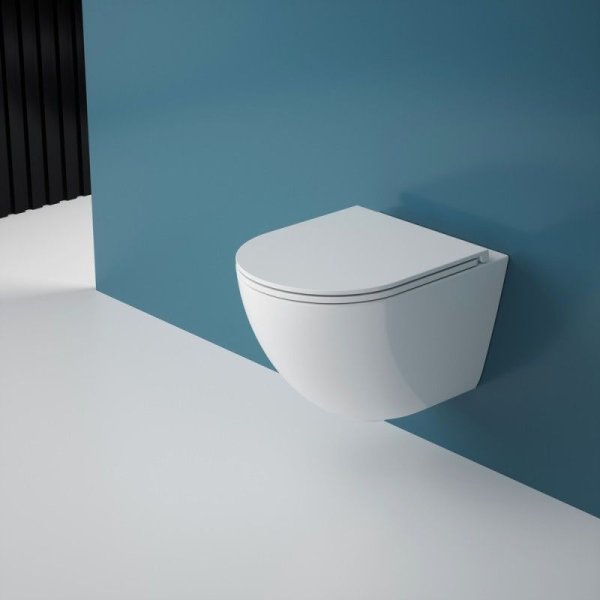 Унитаз подвесной ESBANO GARDENA-49T (White)  490x360x360  ESUPGARD49TW, белый