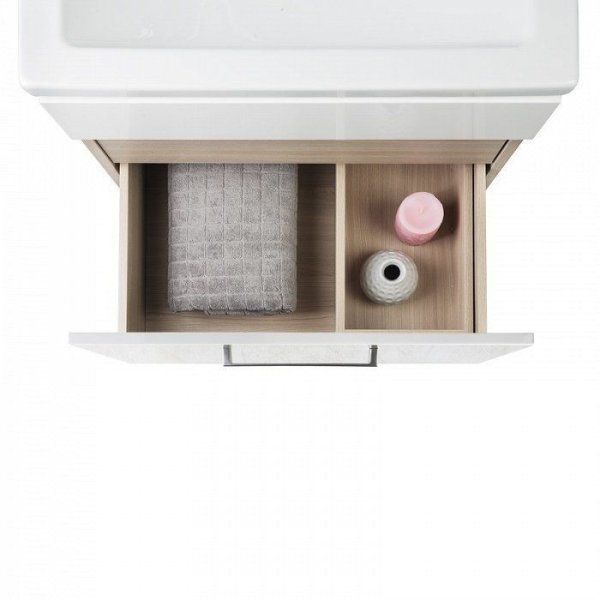 Тумба с раковиной IDDIS Mirro MIBNR8BT0WMA0iVG95NQK белый/дерево