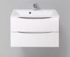 Тумба с раковиной BelBagno Marino MARINO-800-2C-SO-BO-P +BB800/450-LV-MR-PR 80 bianco opaco