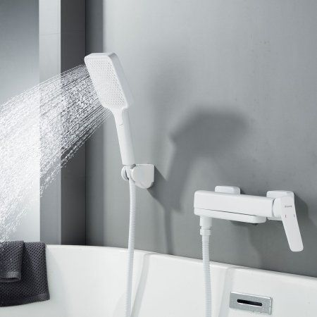 Смеситель для ванны Shevanik S9SC95QY2CTA, Белый