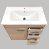 Тумба-умывальник COMFORTY "Марио-75" сосна лоредо с раковиной "Quadro 75"