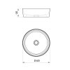 Раковина Ravak UNI 400 SLIM XJX01140002