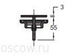 Донный клапан Jacob Delafon Reve E78303-CP для раковины