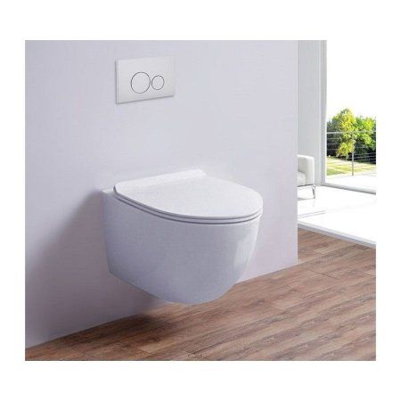 Унитаз подвесной Esbano Gardena безободковый, белый