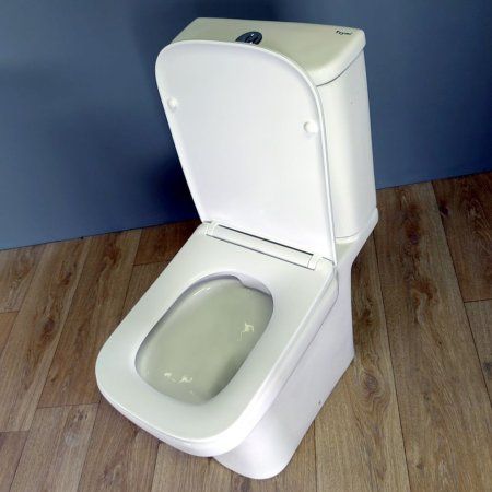 Унитаз напольный Teymi Kati безободковый, сиденье микролифт T40703