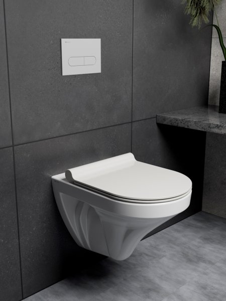 Клавиша смыва Knotlor BIS101WY, белый