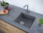 Мойка для кухни кварц Paulmark Verlass PM317850-DG, графит