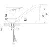 Смеситель для кухонной мойки Lemark Luna (LM4104C)
