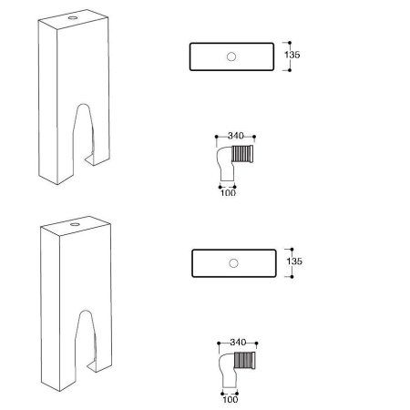 Унитаз-моноблок Simas Duemilasette DU01