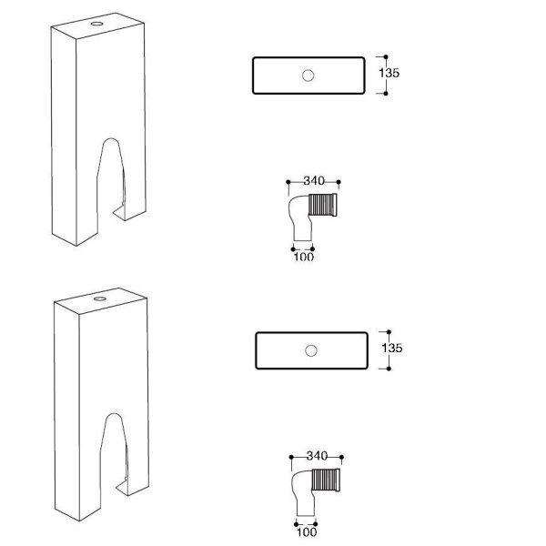 Унитаз-моноблок Simas Duemilasette DU01