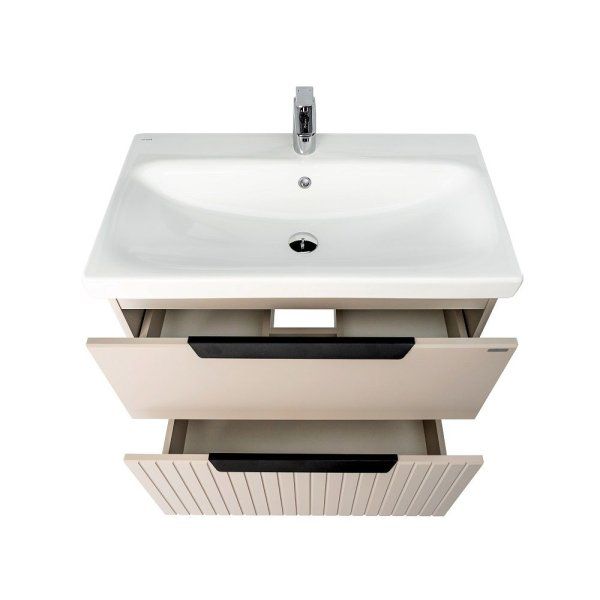 Тумба VIANT "Сицилия" MODUO 80 2 ящика капучино 425x764x820 (VSIC80MDCAP-T2Y)