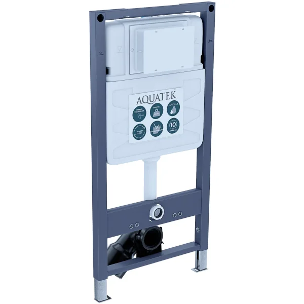 Инсталляция для унитаза Aquatek Pneumo S50 INSP-0000001 пневматическая