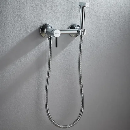 Гигиенический душ настенный однорычажный Shevanik S107, Хром