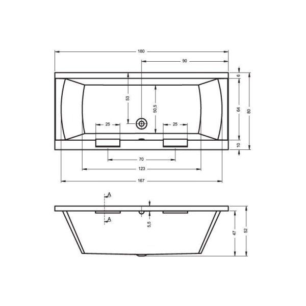Ванна акриловая Riho Savona BB7900500000000 190x130
