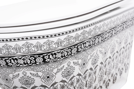 Подвесной унитаз REA ARTE DARK GREY белый REA-C5000