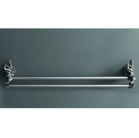 Полотенцедержатель Art&Max Romantic AM-0818-T двойной серебро