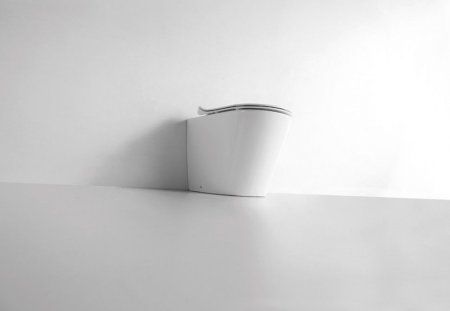 Унитаз приставной CeramaLux 3178, Бело-Глянцевый