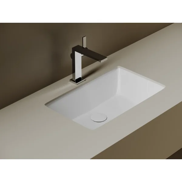 Раковина Ceramicanova Era CN15004 52,5x34,5 см, встраиваемая снизу, белый