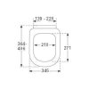 Комплект Villeroy & Boch Subway SET 922461+66041001+9M66 унитаз+инсталляция+крышка-сиденье