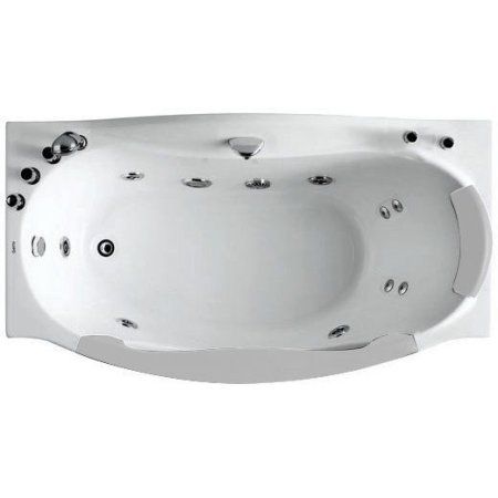 Акриловая ванна Gemy G9072 B L с гидромассажем
