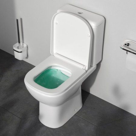 Унитаз-компакт Aquaspin с сиденьем микролифт AM.PM Sunny C85C8601SC