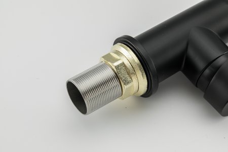 Смеситель для кухни с гибким изливом Frap F4552-6 черный