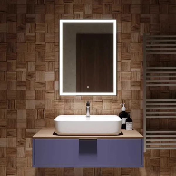 Зеркало MIXLINE "Лючия" 600*800 (ШВ) сенсорный выключатель, светодиодная подсветка (555670)