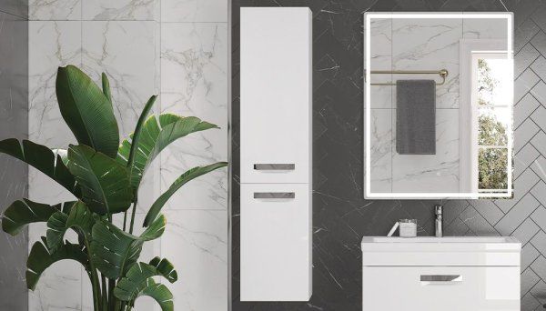 Пенал Velvex  подвесной Estea 150, белый матовый (pp.EST.35 белый матовый)