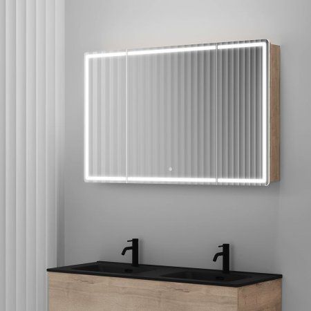 Шкаф-зеркало Sancos Mirror MI120EG 120 дуб галифакс натуральный
