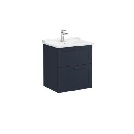 Тумба с раковиной VitrA Root Classic 68853 60 матовый темно-синий