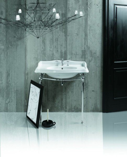 Консоль напольная Simas Arcade ARCG2cr  для раковины хром