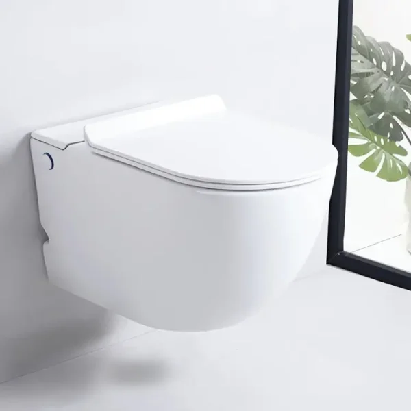 Унитаз подвесной Ceruttispa Barbaria Aria Pulse CT10591 импульсный, безободковый, торнадо, с сиденьем микролифт, белый