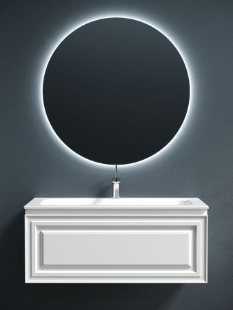 Тумба подвесная SANCOS Very 995х445х406, c одним  ящиком оснащенным доводчиками, Bianco , VR100W