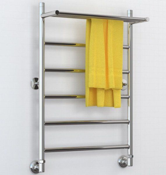 Полотенцесушитель водяной Стилье Универсал-54 50х50 с полкой, хром