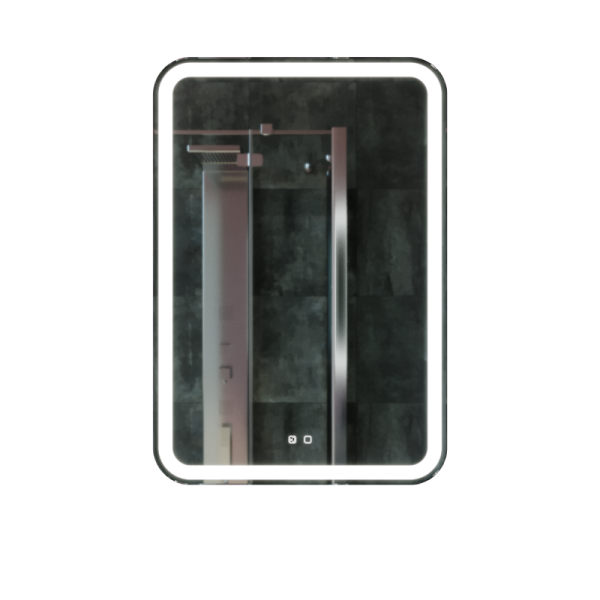 Зеркало MIXLINE "Мальта-VOICE"  550*800 (ШВ) сенсорный выключатель, управление голосом, подогрев (555676)