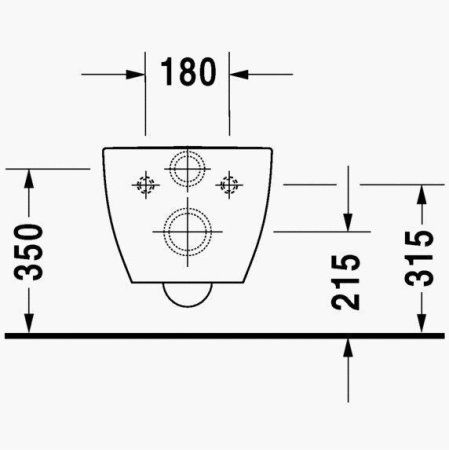 Унитаз подвесной Duravit Happy D.2 2222098900 антрацит матовый