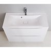 Тумба с раковиной BelBagno Marino MARINO-800-2C-PIA-BL-P 80 bianco lucido