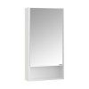 Шкаф-зеркало Aquaton Сканди 1A252002SD010 45 белый/белый матовый